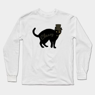 Classy Cat Long Sleeve T-Shirt